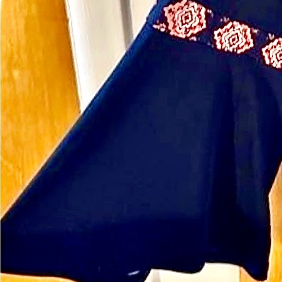 JM Collection Navy and Coral Sheath Dress, NWT, Size 3X - Picture 5 of 8